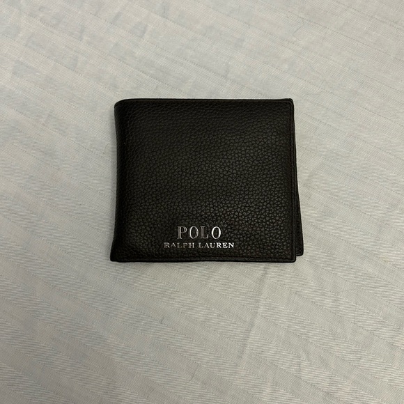 Polo by Ralph Lauren Black Leather Wallet - Picture 1 of 7
